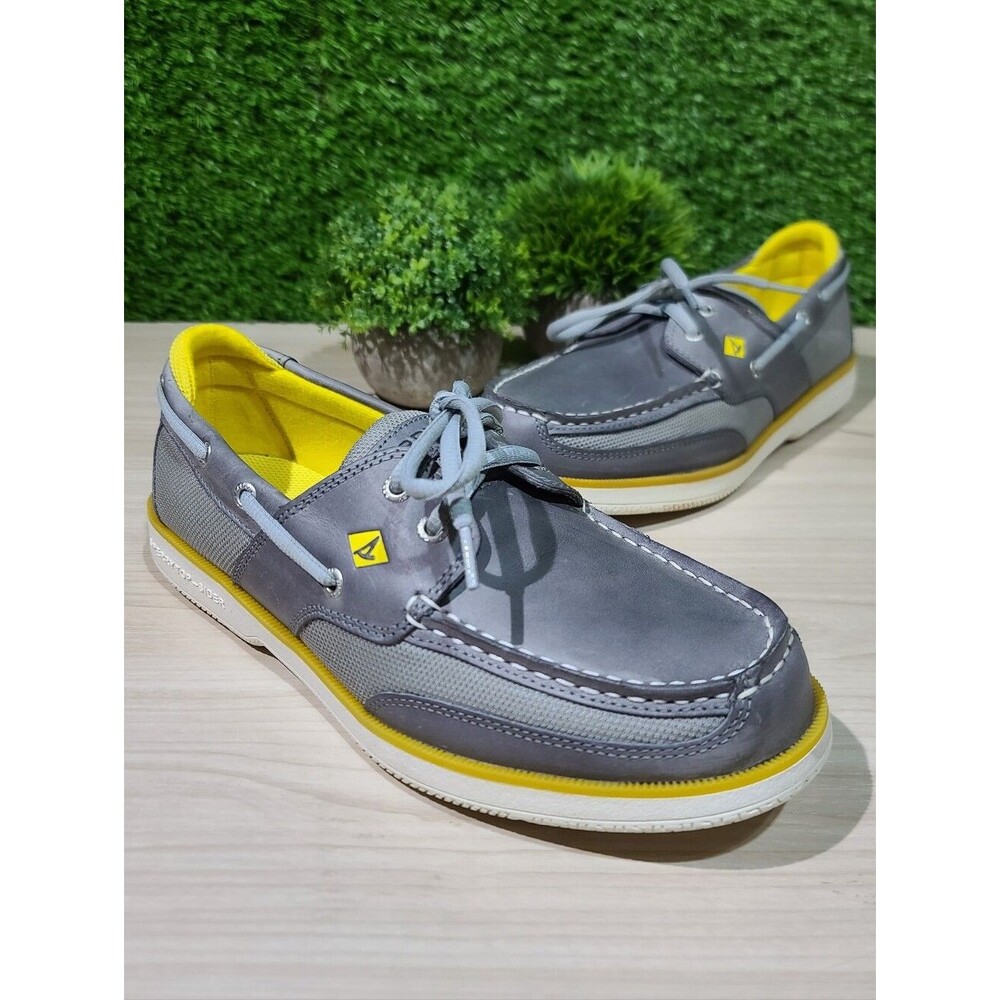 Sperry Surveyor 2-Eye Sport Grey Boat Shoes / US Men's 9.5 NEW